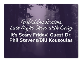 Forbidden Realms Late Night Show with Gary Podcast Tile