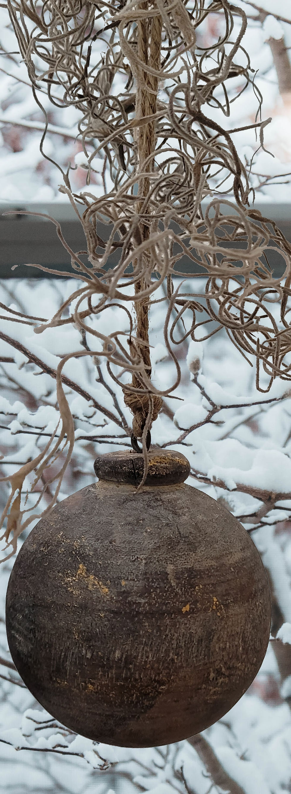 Thumbnail: Decoratieve houten bal