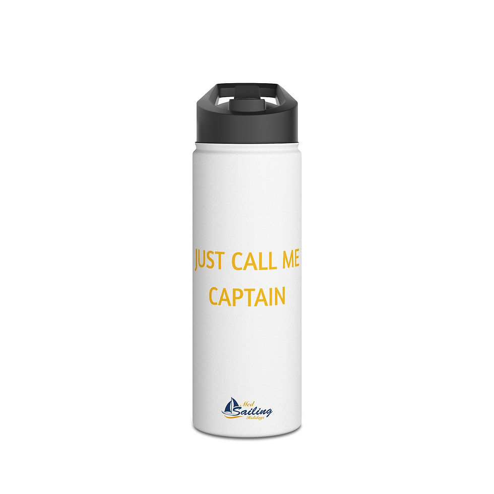Thumbnail:  "Call me captain"  Stainless Steel Water Bottle