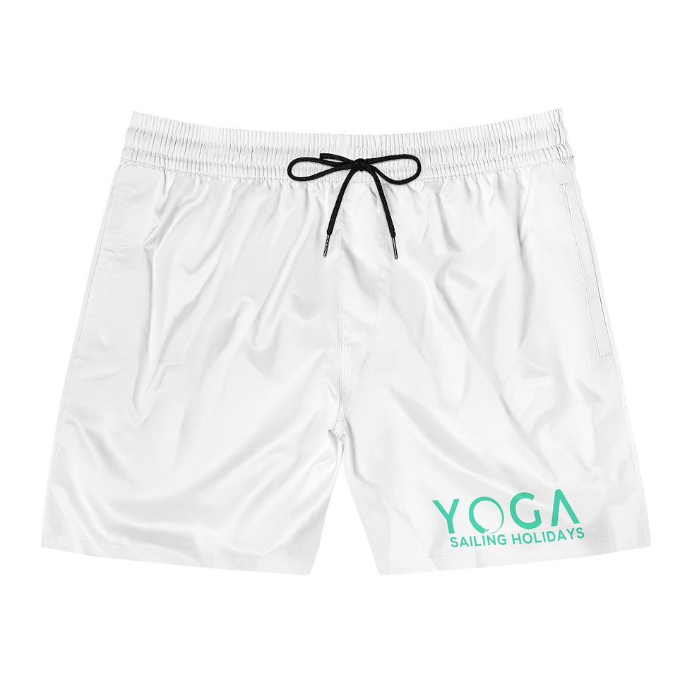 Thumbnail: Yoga Men's Mid-Length Swim Shorts (AOP)