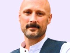 man sitting in a chair