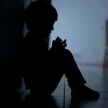 Child worrying and feeling alone