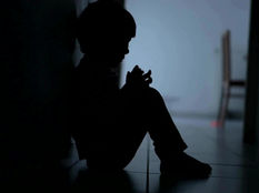 Child worrying and feeling alone