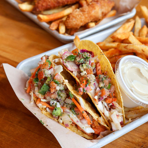 Alaska fish house fish tacos