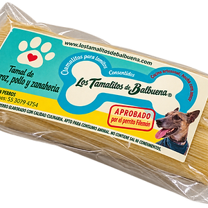 Tamalito para Perrito con Pollo