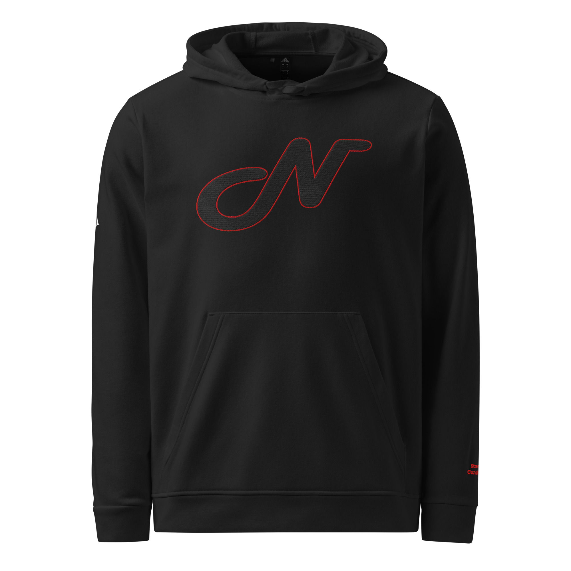 Nebraska Strength & Conditioning Fleece Hoodie - Black