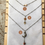 Thumbnail: short necklace drop- six