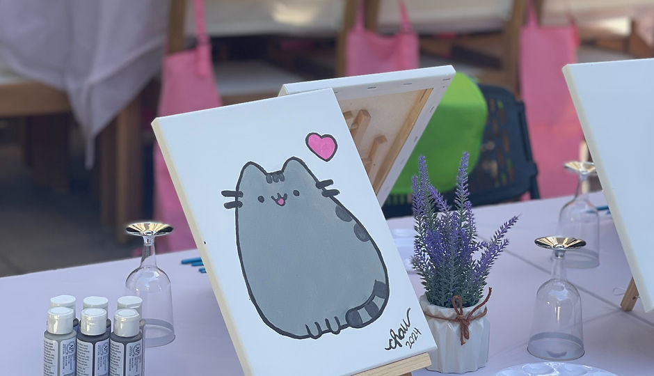 paint and sip kids parties