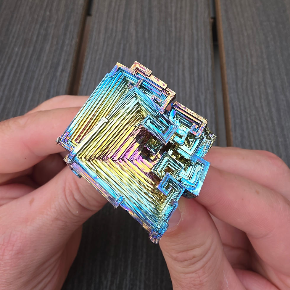 Thumbnail: Jumbo Rainbow Bismuth Crystal | EXACT ITEM SHOWN | Grown by us in USA