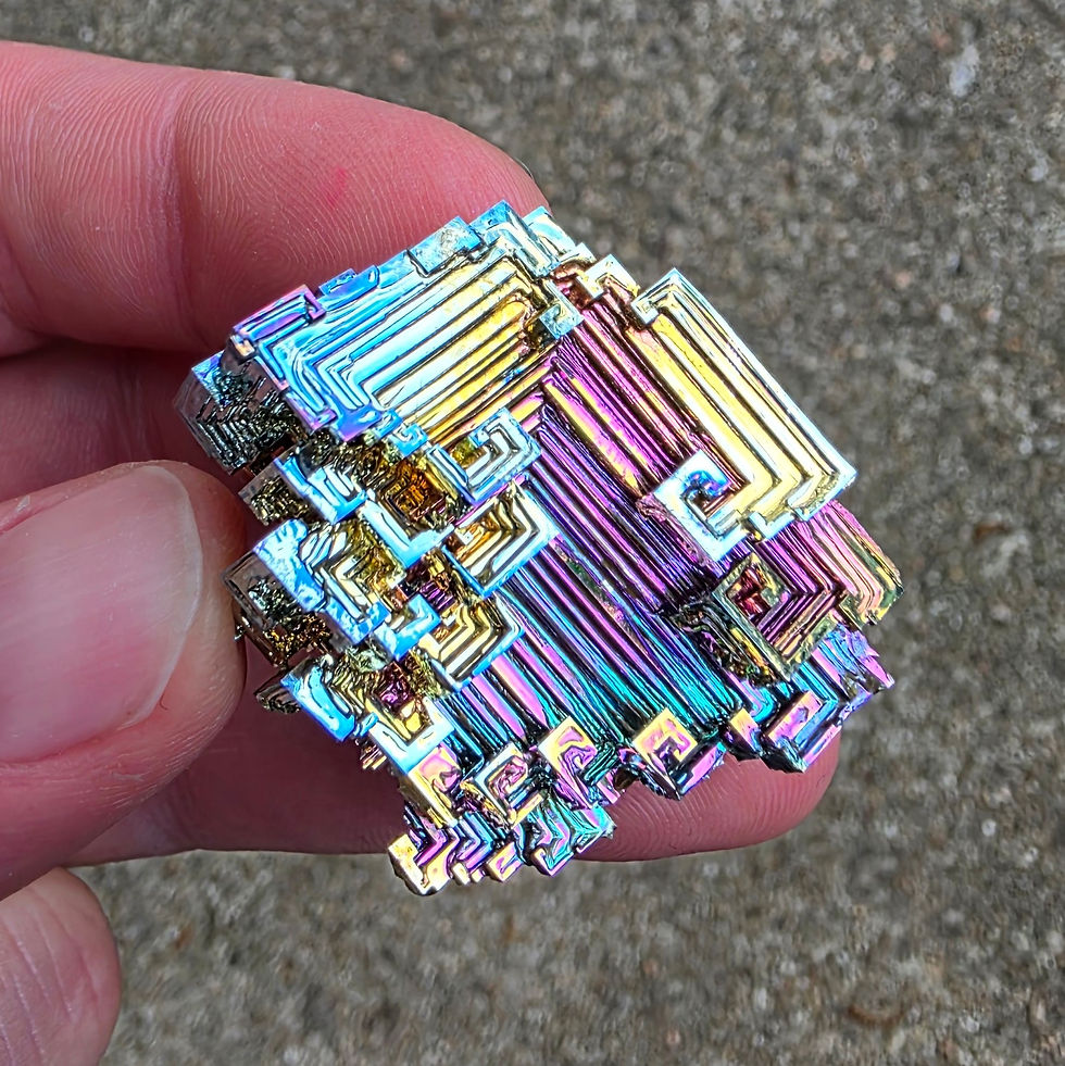 Thumbnail: Premium Colorful Bismuth Crystal Grown in the USA