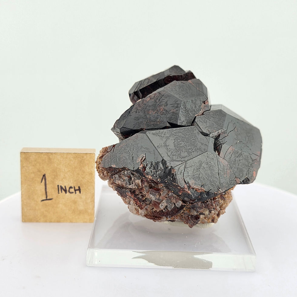 Thumbnail: Burgundy Spessartine Garnet from Skardu, Pakistan
