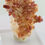 Thumbnail: Red Vanadinite on Barite, Rich Red Color and Bright White - Super Shiny