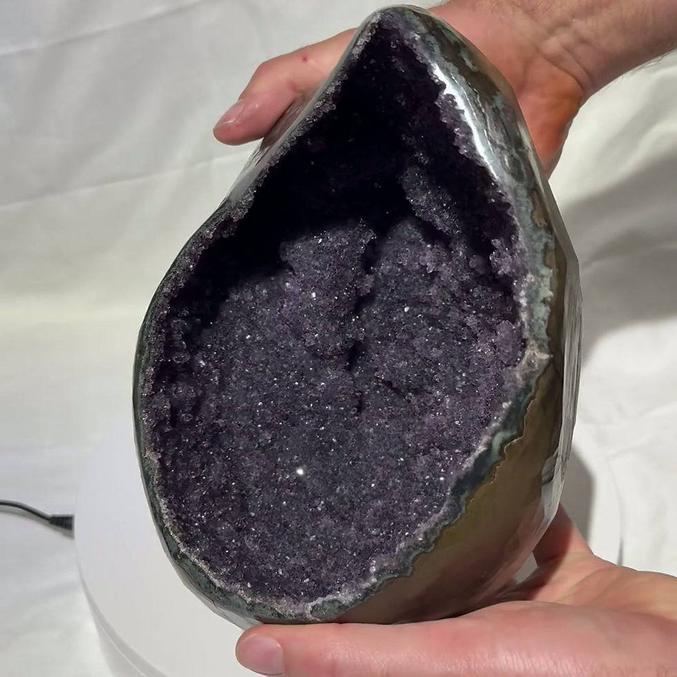 Thumbnail: Gemmy Large Dark Purple Uruguay Amethyst
