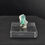 Thumbnail: Emerald and Calcite Fluorescent Mineral from Colombia -  Gemmy Green