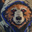 Thumbnail: Embroidered bear in hoodie