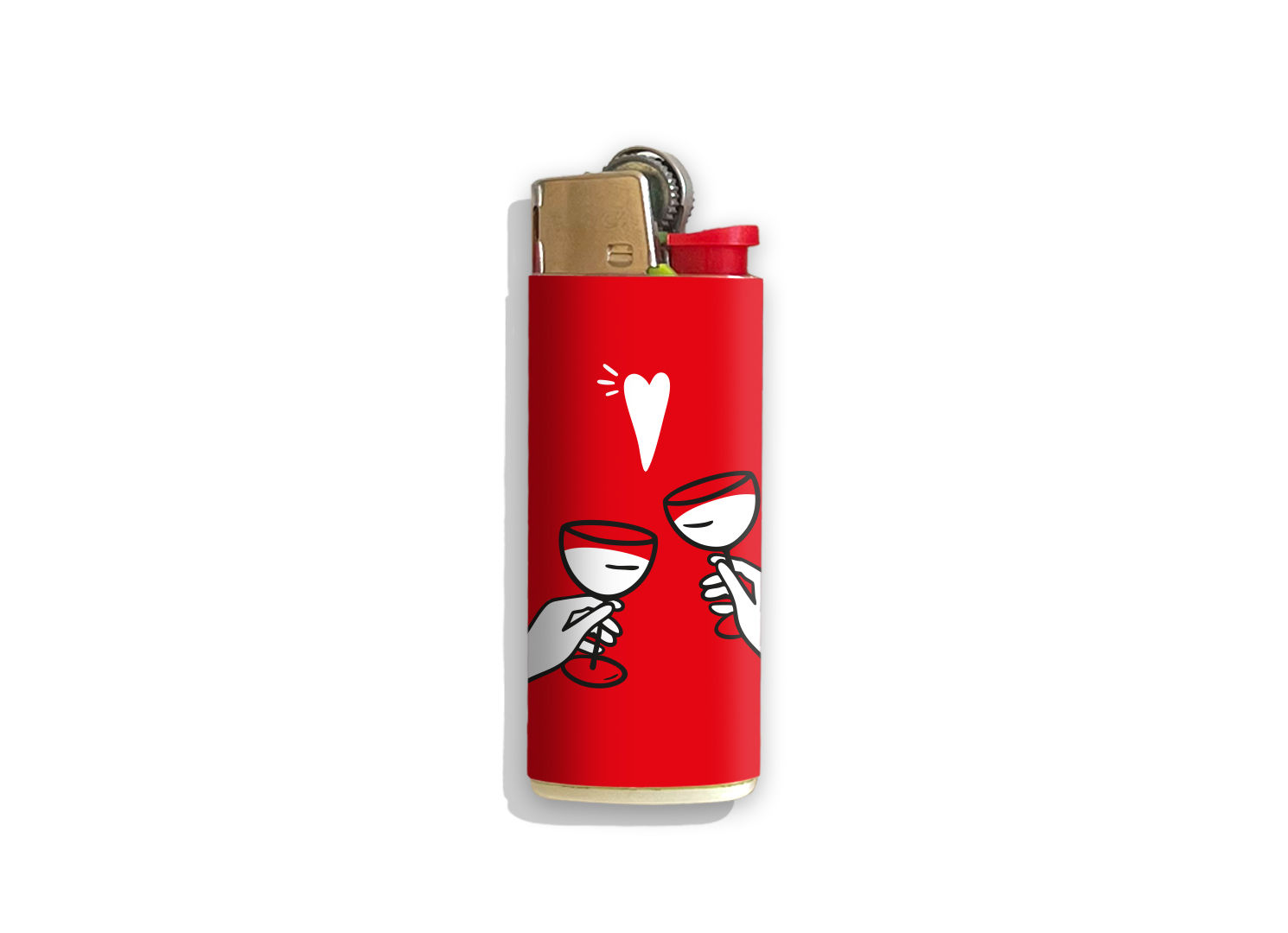 Briquet Tchin Tchin rouge