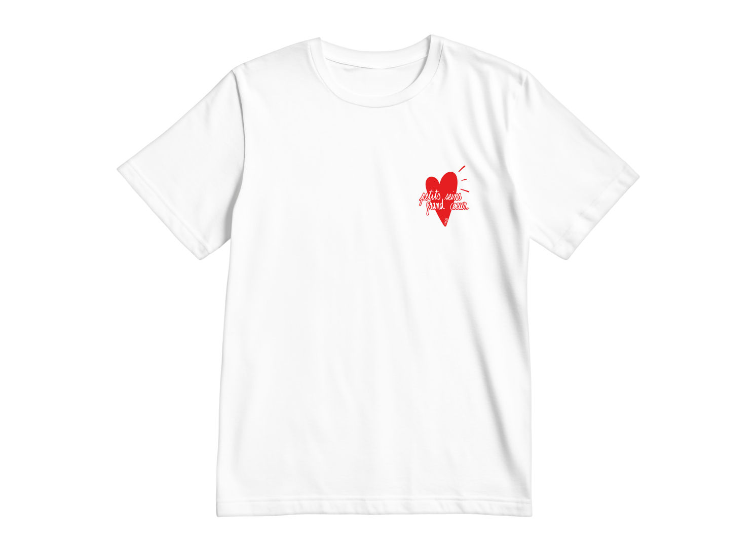 T-shirt Petits seins Grand coeur