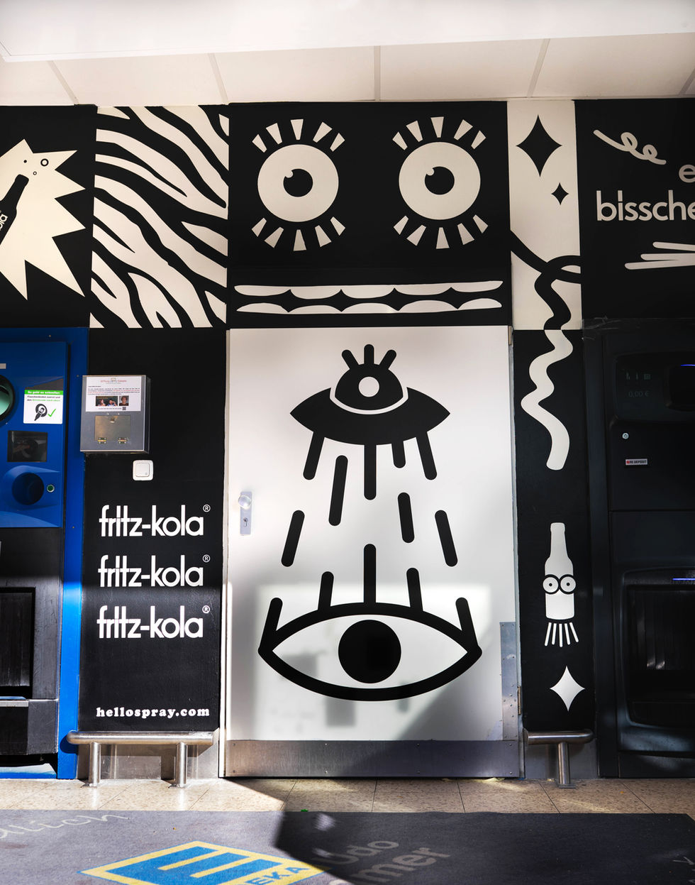HELLO SPRAY Studio | fritz-kola | Graffiti | Edeka Timmer Hamburg