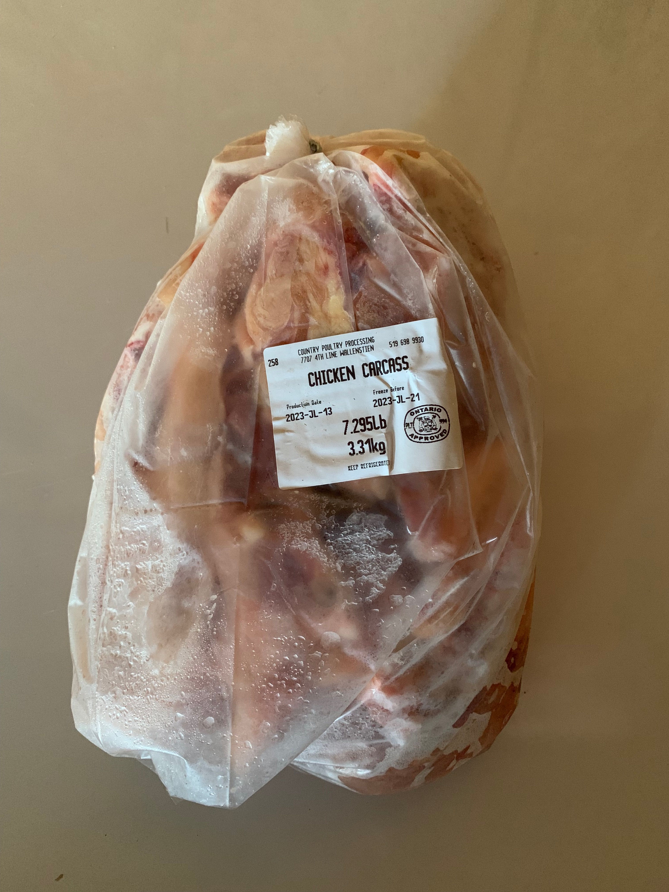 Chicken Back (Carccas)