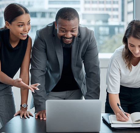 Business team planning new market entry strateg
