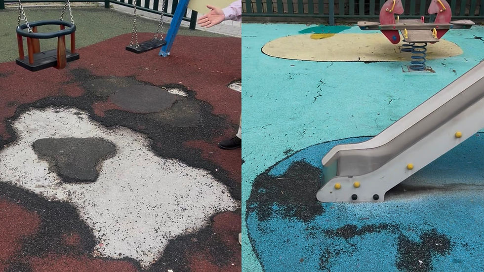 El PSOE denuncia el estado de las áreas infantiles y exige una revisión urgente en Alcobendas