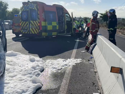 Fallece un hombre de 54 años en Alcobendas tras chocar su coche contra una columna