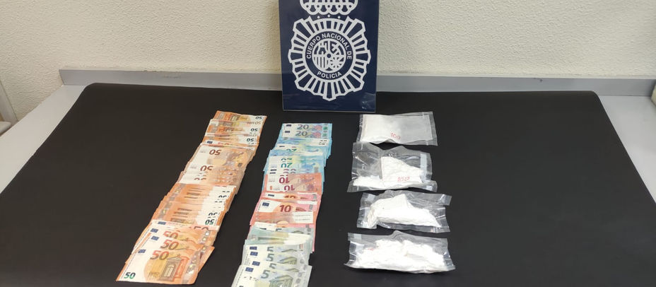 La Policía Nacional incauta en Alcobendas 400 gramos de cocaína y 3.200 euros en efectivo