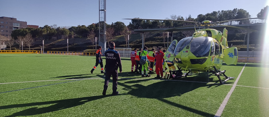 Un joven sufre una parada cardiorrespiratoria en Alcobendas mientras jugaba al fútbol