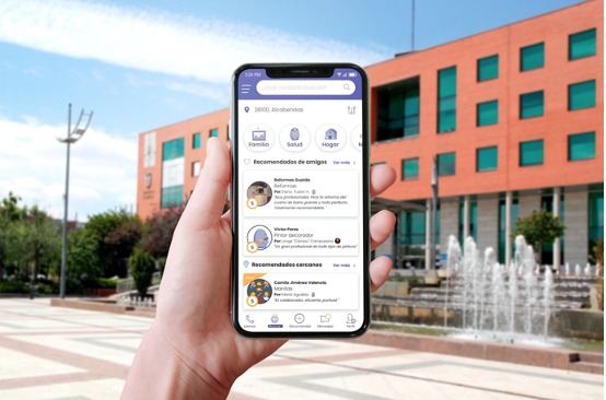Nace una "app" en Alcobendas que recomienda profesionales