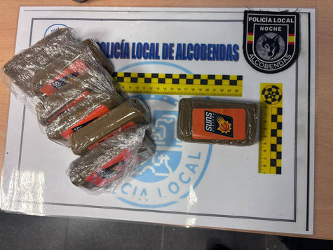 Detenido en Alcobendas un individuo con cerca de 2 Kg de droga en una operación conjunta de Policía Local y Nacional