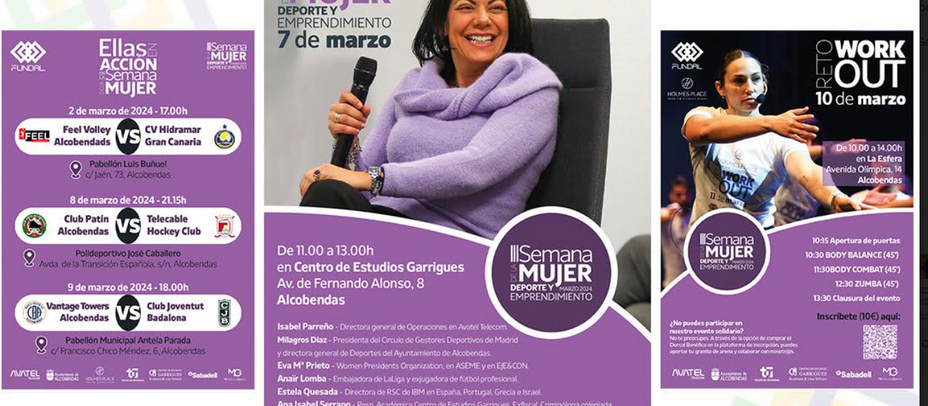 Alcobendas acogerá la III edición de la Semana Mujer, Deporte y Emprendimiento
