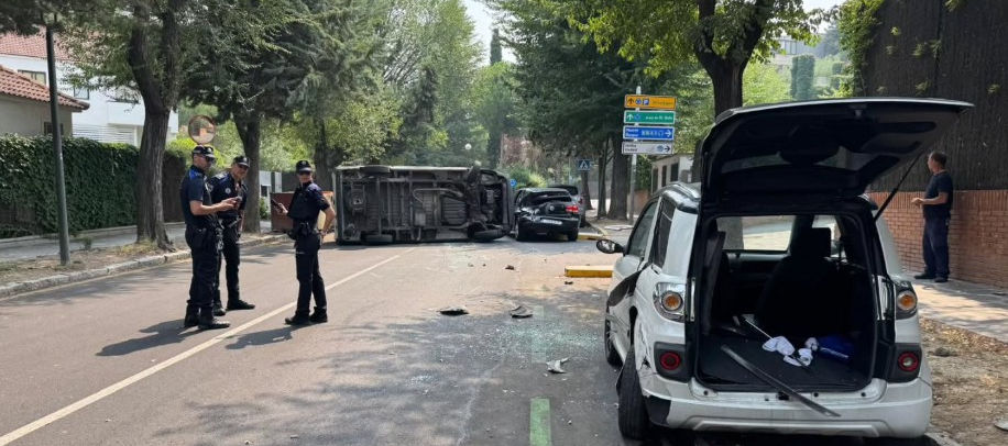 Grave accidente vial en Alcobendas