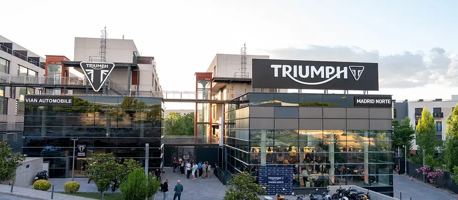 Triumph abre un gran centro de motos de 1.000 metros cuadrados en Alcobendas
