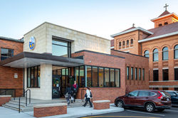 Main Entrance at the Entry Addition