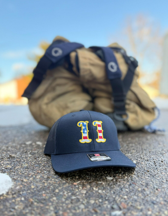 Thumbnail: Number Flag Hat - Truck Co. / Engine Co. / Local # / Station # / Badge #
