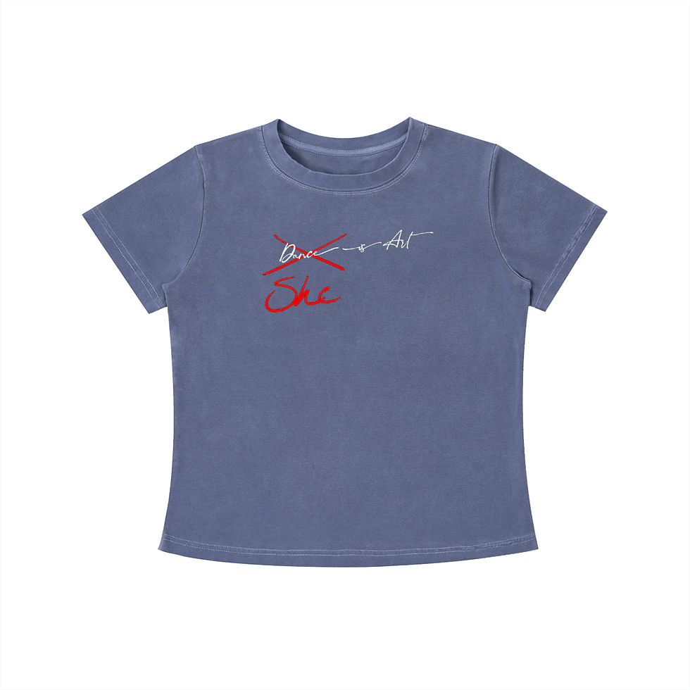 Thumbnail: Slim Fit Vintage Wash - She is Art Tee