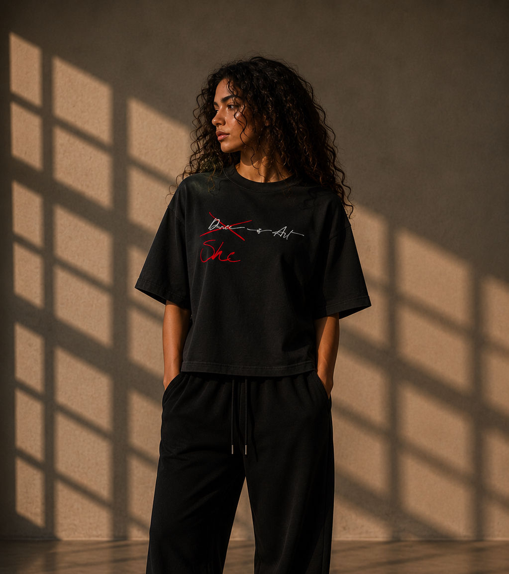 Boxy Tee - She is Art