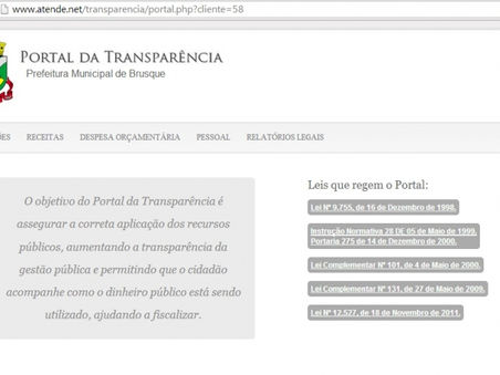 Confira os recursos públicos repassados pela Prefeitura Municipal de Brusque no ano 2013 às ONG’s