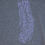 Thumbnail: Lavender jellyfish printed on grey straight tee - Front detail