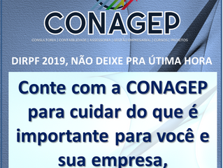 Publicadas as regras sobre a entrega da DIRPF 2019
