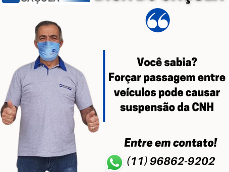 Você conhece todas as infrações que causam a suspensão da CNH?