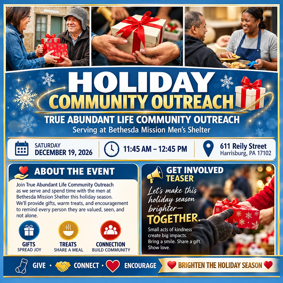 Holiday Community Outreach
