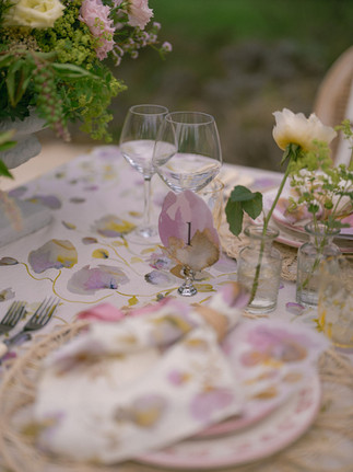 An Impressionist  Wedding in Provence: Light, Colour and a Painterly Palette - Pink, Yellow, Green - Monet and Dior