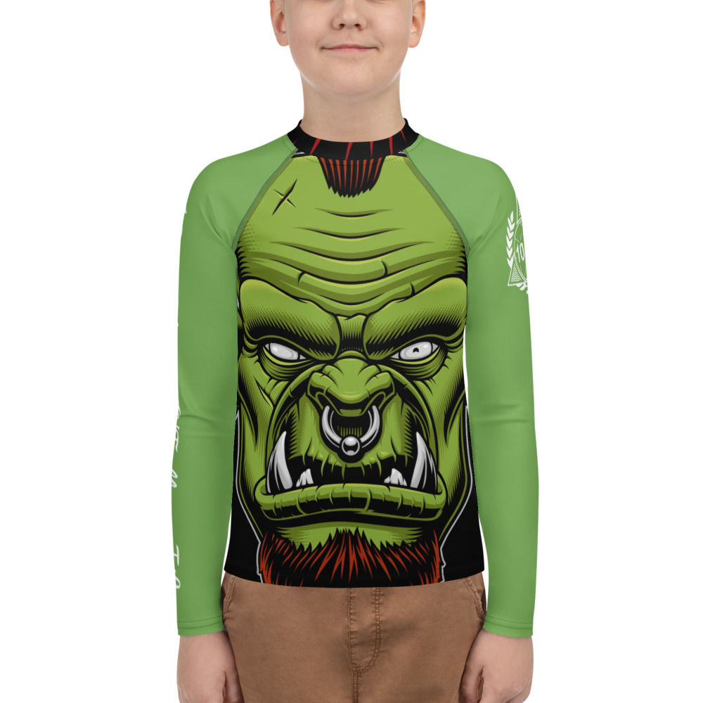 Youth 10P O'Fallon Green Orc Rash Guard