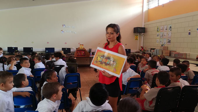 Visita de la escritore e ilustradora Ruth Angulo, 