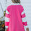 Thumbnail: COLOR BLOCK PATTERN OVERSIZED SWEATSHIRT
