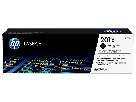 Miniature : HP 201X CF401X(C), CF402X(Y), CF403X(M) Color Toner Cartridge