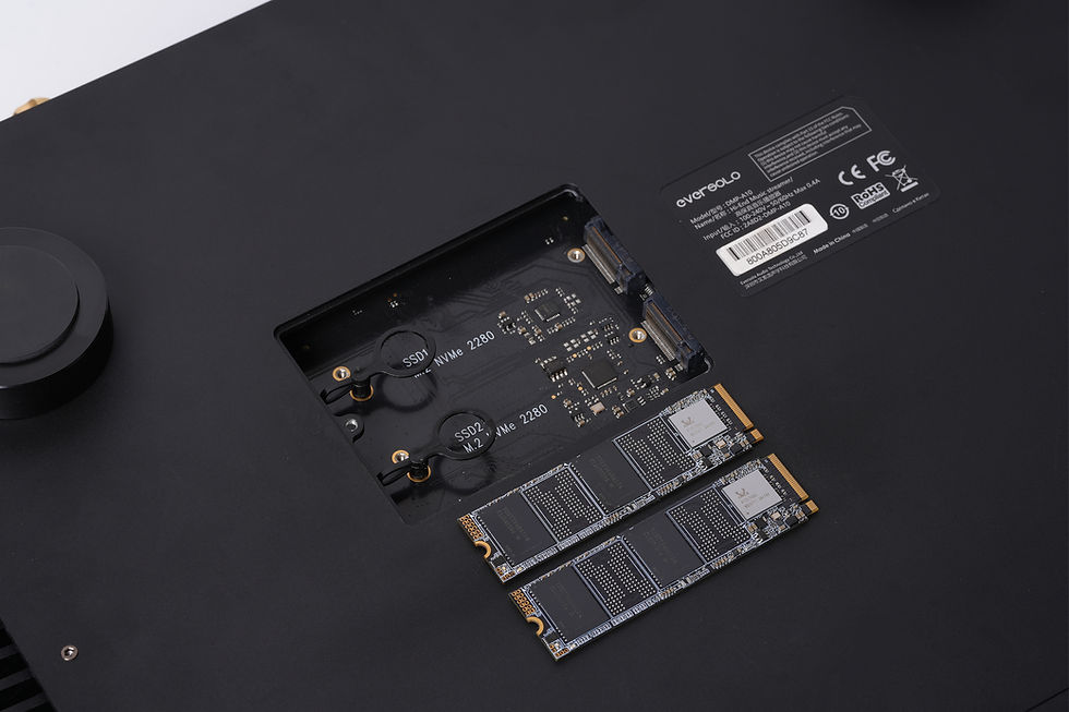 Miniature : Eversolo DMP-A10 SSD storage upgrade NVMe slots internal expansion system
