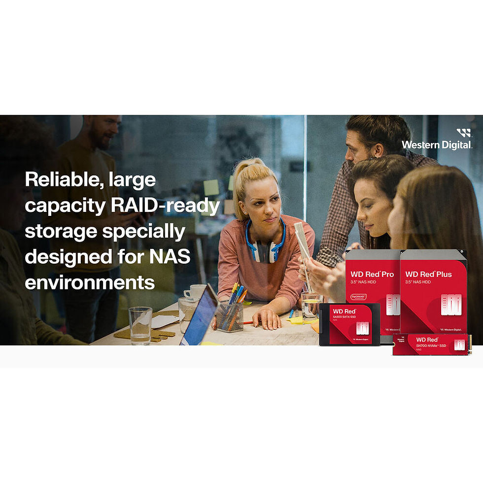 Disques WD Red et Red Plus – bannière marketing.