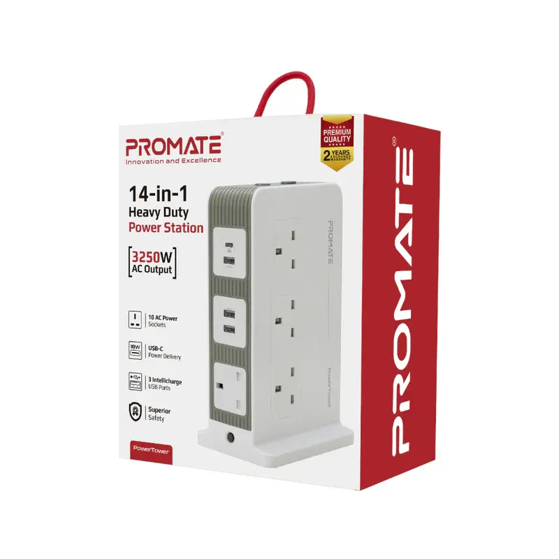 Thumbnail: Promate PowerTower 14-in-1 Power Station
